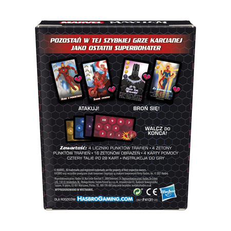 Jeu de cartes Marvel MAYHEM F4131