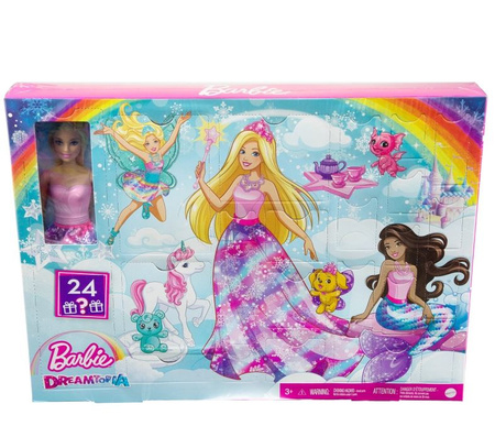 Calendrier de l'avent Barbie HGM66