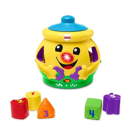 Educational toy pot with a block K0428