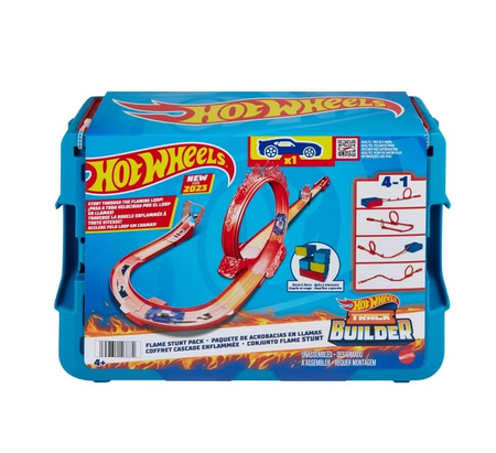 Hot Wheels Truck Builder stunt fire loop HMC04 - kit de construction de piste