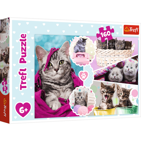 Puzzle 160 pièces Adorables chatons 15371