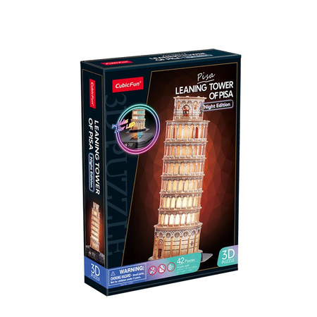 DANTE CubicFun Puzzle LED 3D Tour penchée de Pise 05355