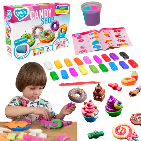 MAKSIK CandyShop OKT6419 76419 ensemble de pâte a modeler