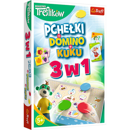 Trefliki 3in1 game: pieces, dominoes, fleas 01921