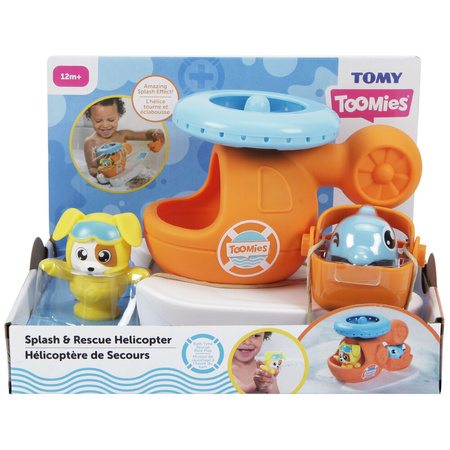 Splashing helicopter for children's bathtub E73305