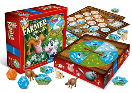 Jeu de société Super Farmer with Stork 04038 - divertissement classique pour toute la famille