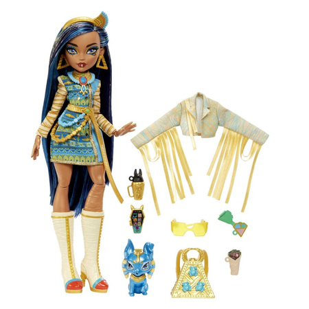 MONSTER HIGH Poupée de base Cleo de Nile HHK54 - poupée originale pour enfants