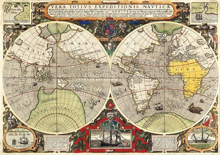 Clementoni Puzzle 6000 HQ Antique Nautical Map 36526