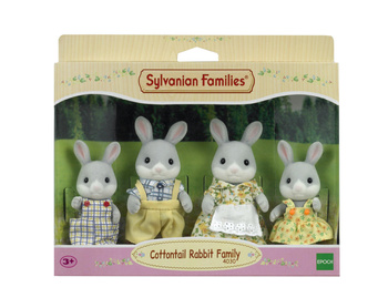 Sylvanian Families Famille de lapins gris 04030