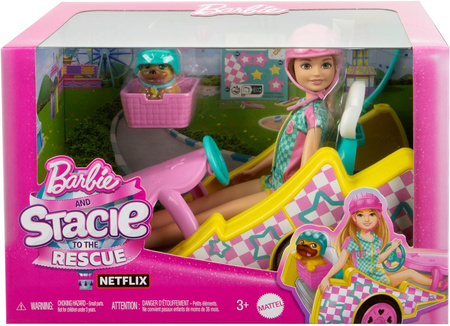 MATTEL Barbie Stacie doll with go-kart HRM08