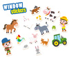 Creative fun Farm window stickers 14271 42711