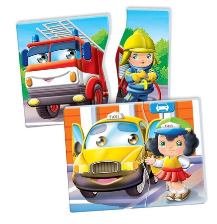 Educational puzzle Vehicles and Professions Brum Brum 60920