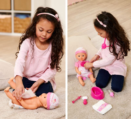 Poupée New Born Baby avec accessoires médicaux 503-2355