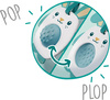 SES Bunny Pop It baby teether 13127 31272