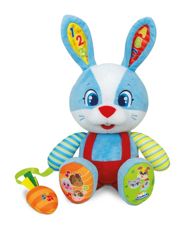 Lapin joyeux Lillo avec un jouet carotte 50073