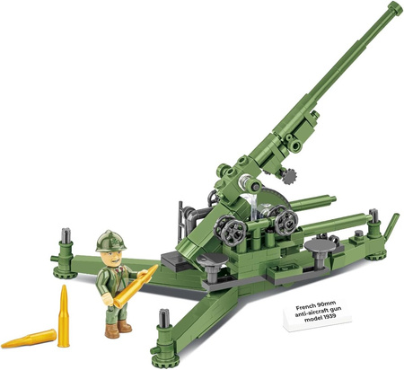 COBI WWII French Anti-Aircraft Gun 2294