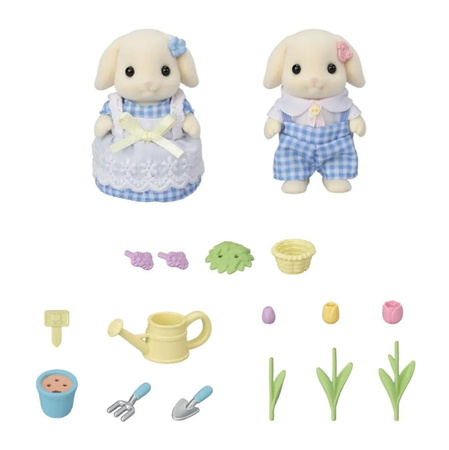 SYLVANIAN floral set with rabbits Flora 05736