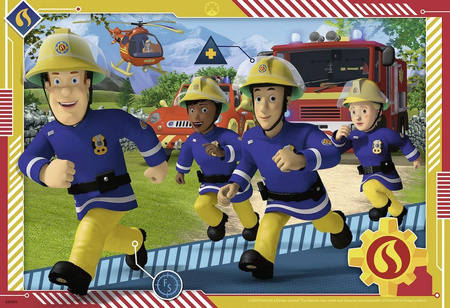 Puzzle 2x12 Fireman Sam and his team 05015