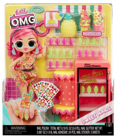 L.O.L. Surprise doll + nail set OMG Sweet Nails-Pinky 503842 - toy for children