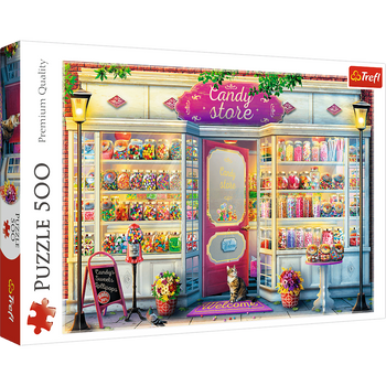 Puzzle 500 pièces boutique de bonbons 37407