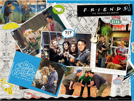 Puzzle 1000 pieces Friends Scrapbook WM00378 39611