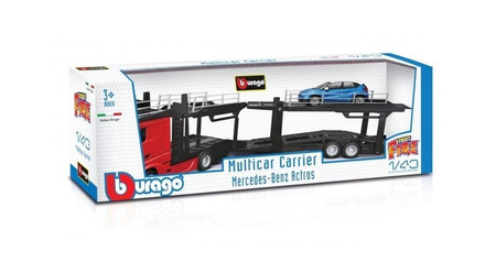 Bburago 1:43 STR Fire Multicar Carrier-Mercedes 31457