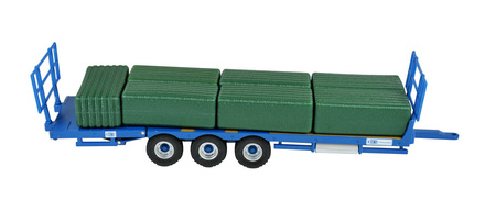 Agricultural trailer with bales 43218