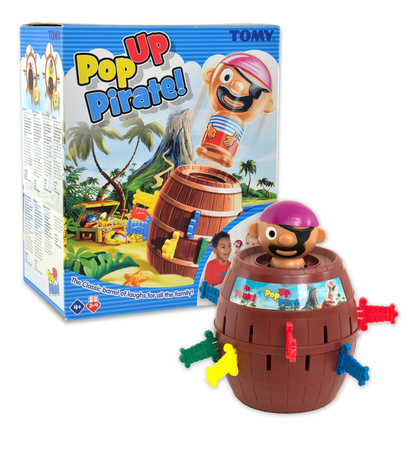 Pop Up Barrel Game with Pop Up Pirate for Kids T7028