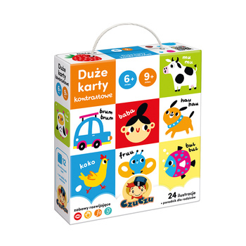 CZUCZU Grandes cartes de contraste pour enfants de 6 a 9 mois 62671