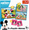 2in1 puzzle + Memos Disney Heroes 93344