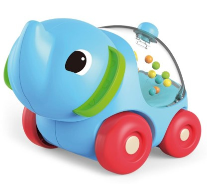 DANTE Lisciani Carotina Baby Elephant car and puzzle 02280