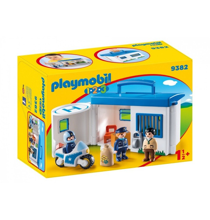 PLAYMOBIL Ensemble de poste de police portable 93820