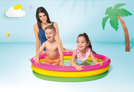 Piscine gonflable INTEX pour enfants 114 cm 3 couleurs SP57412