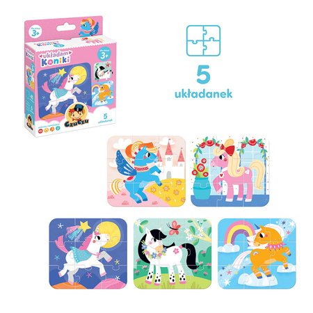 CZUCZU Puzzle d'arrangement de chevaux pour enfants 91170