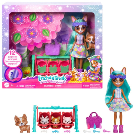 MATTEL ENCHANTIMALS Bébé Meilleur Ami Bree Bunny HLK83 HLK85