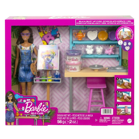 Barbie Art studio set + HCM85 doll