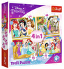 4in1 puzzle Disney Princesses 34385