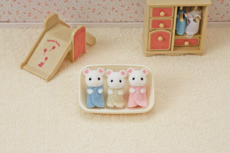 Triplettes de souris en mousse SYLVANIAN 05337 53379