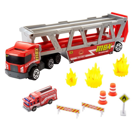 Camion de pompiers MatchBox Transporter GWM23