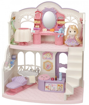 SYLVANIAN Beauty salon with hair figurine 05642