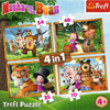 Puzzle 4 en 1 Les aventures forestières de Masha 34329