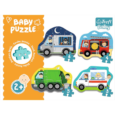 Puzzle Baby Classic Vehicles and Professions 36071