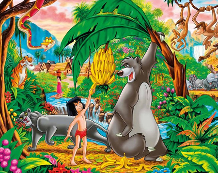 Disney Classic 4in1 puzzle for children 21414