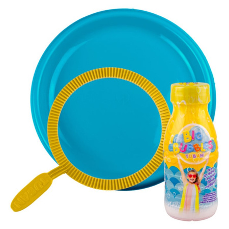 TUBAN set for soap bubbles in a mesh 250ml with a ring TU3635