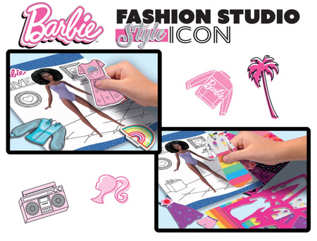 Barbie Sketchbook Fashion Studio Style Icon 12839 - Fashion Design Set