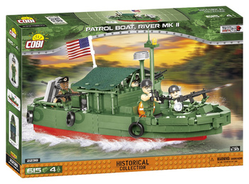 Historical Collection VietnamWar Patrol Boat River MKII 618 bricks 2238