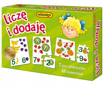 Counting and addition - educational puzzle for children 06748