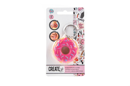 CreateIt! Donat pink lip balm + keychain 84135