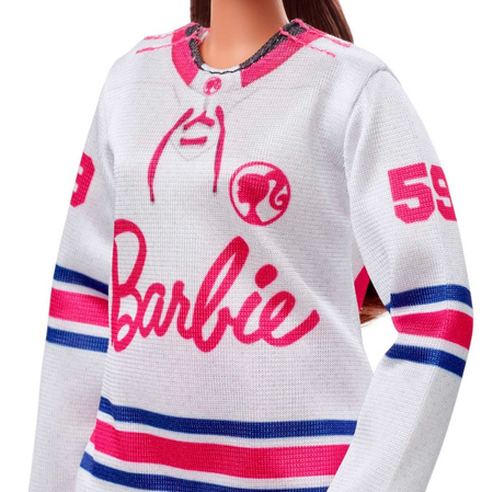 Barbie winter sports hockey doll HFG74