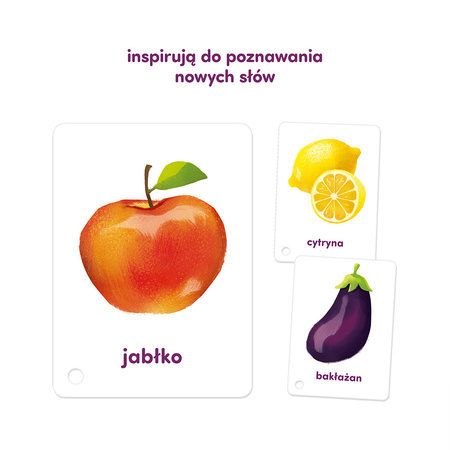 CZUCZU Picture Cards on a String Fruits and Vegetables 62169